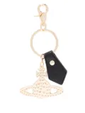 Vivienne Westwood Hammered Orb keyring - Gold