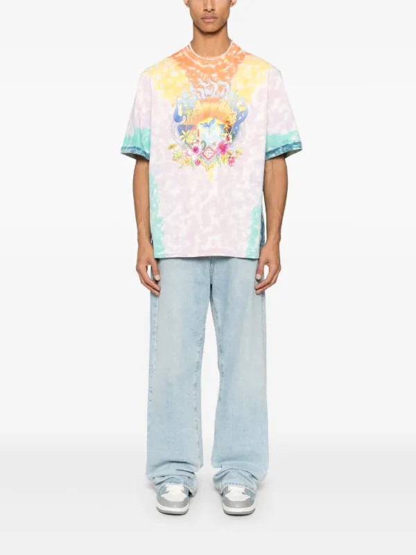 Casablanca Surf-trip タイダイ Tシャツ | パープル | FARFETCH JP