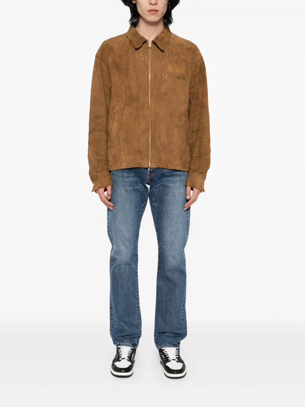 visvim Top met ritssluiting - Bruin