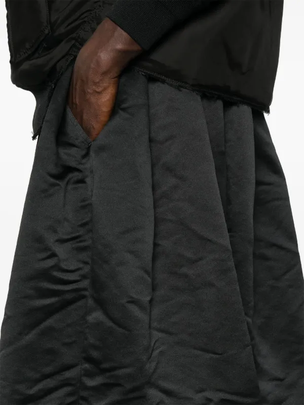 Black Comme Des Garçons サテン スカート | ブラック | FARFETCH JP