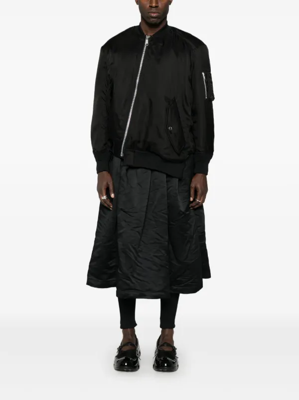 comme des garcons サテン スカート COMME des GARCONS（コムデギャルソン） サテンヘムフリルレイヤード