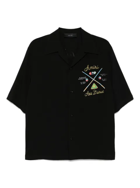 AMIRI pool cue bowling shirt