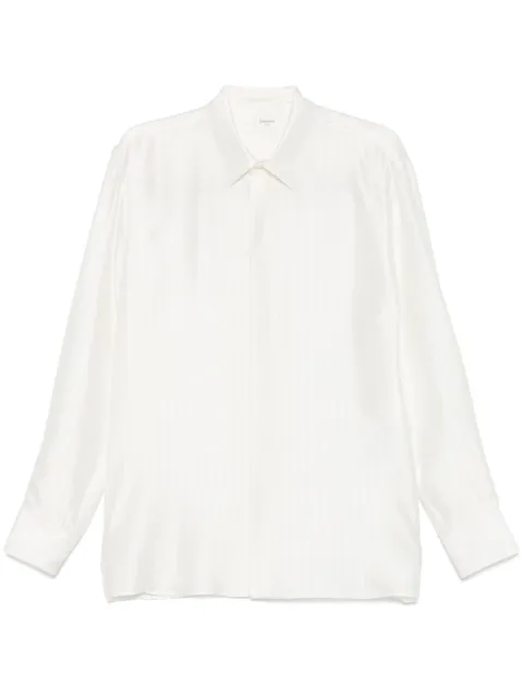 Saint Laurent striped satin shirt