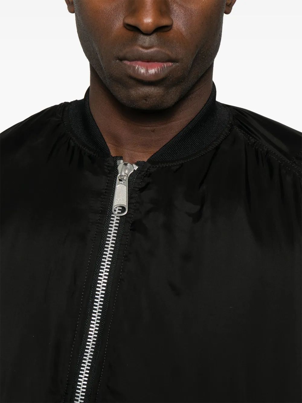 Comme Des Garçons Satijnen bomberjack Zwart