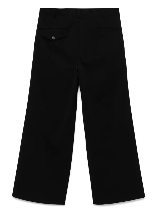 BLACK COMME des GARÇONS パンツ Black Comme Des Garçons ツイルパンツ | ブラック | FARFETCH JP