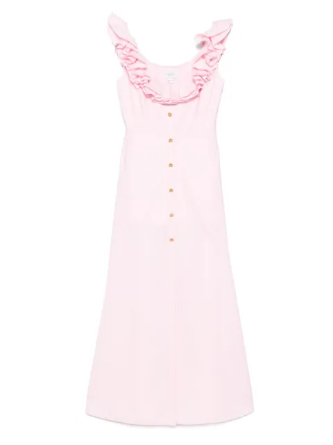 Giambattista Valli vestido midi con detalle de volantes