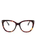 ETRO butterfly-frame glasses - Brown