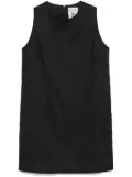 Semicouture linen mini dress - Black