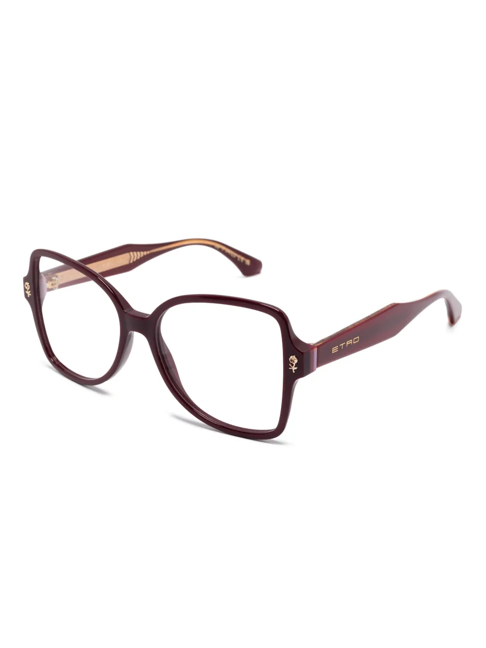 ETRO oversize-frame glasses - Rood