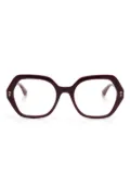 ETRO geometric-frame glasses - Red