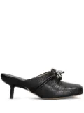 Ottange 75mm leather mules - Black