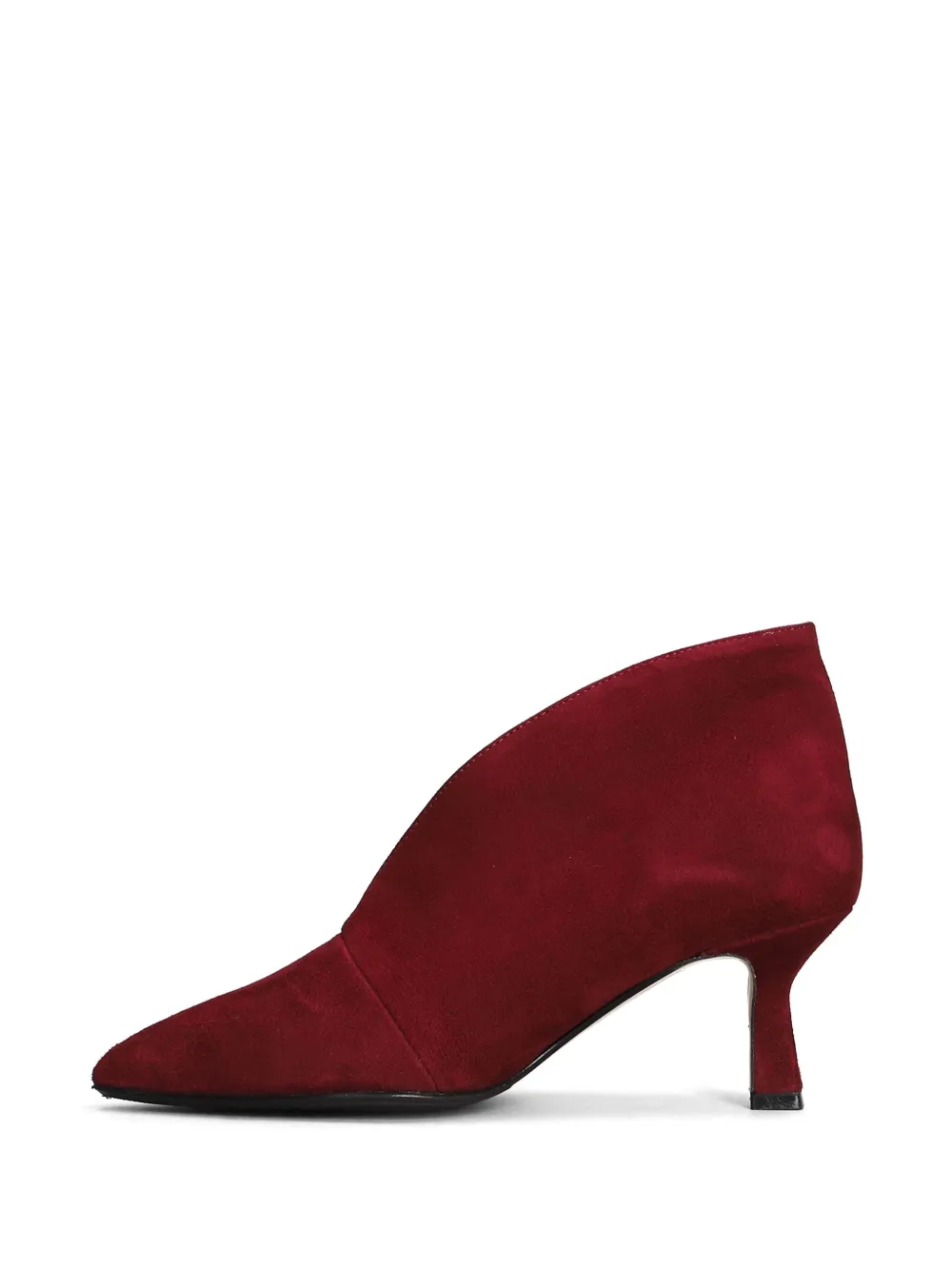 L Arianna 60mm Suede Boots In Red