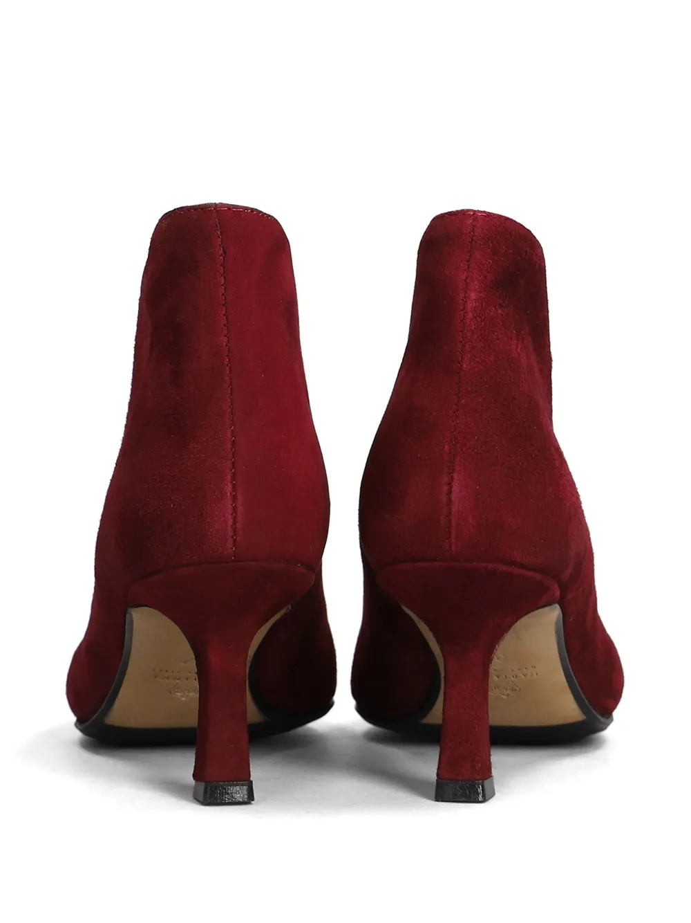 L Arianna 60mm Suede Boots In Red