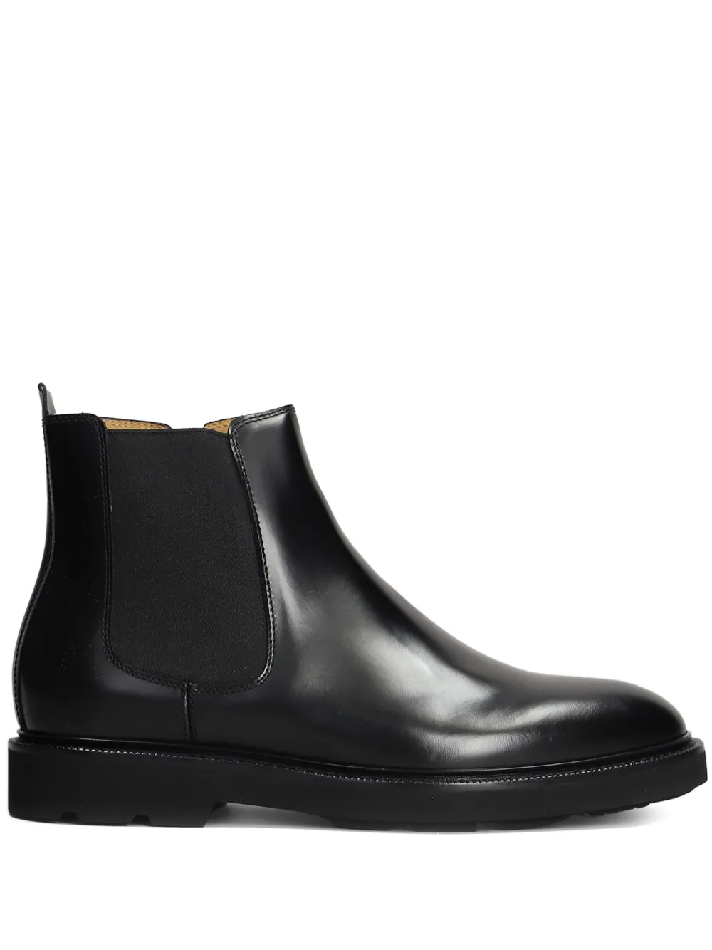 Henderson Baracco leather ankle boots Black