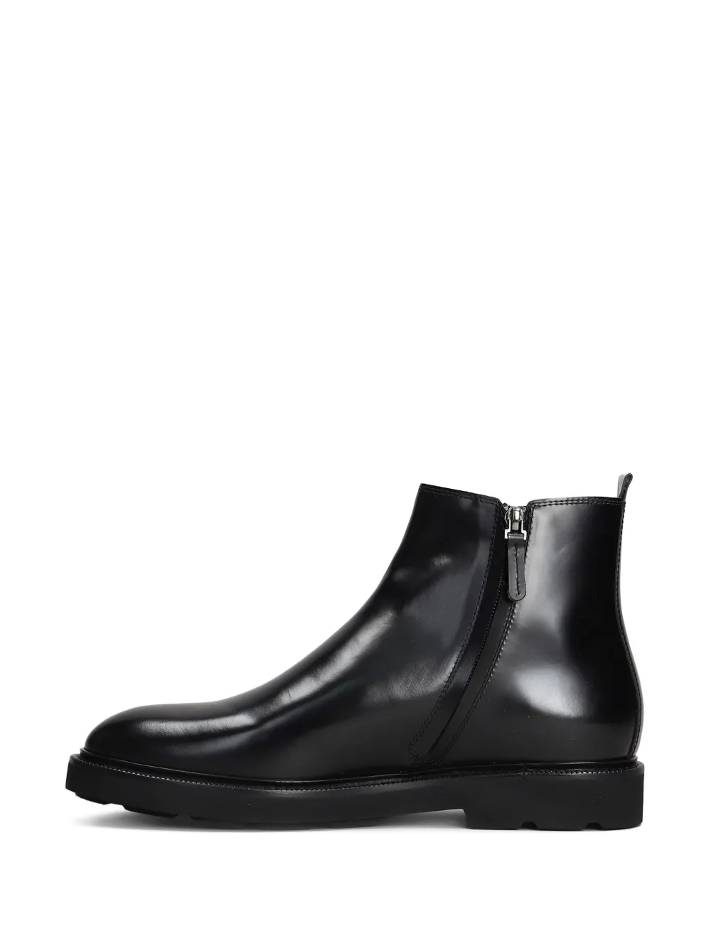 Henderson Baracco leather ankle boots Black