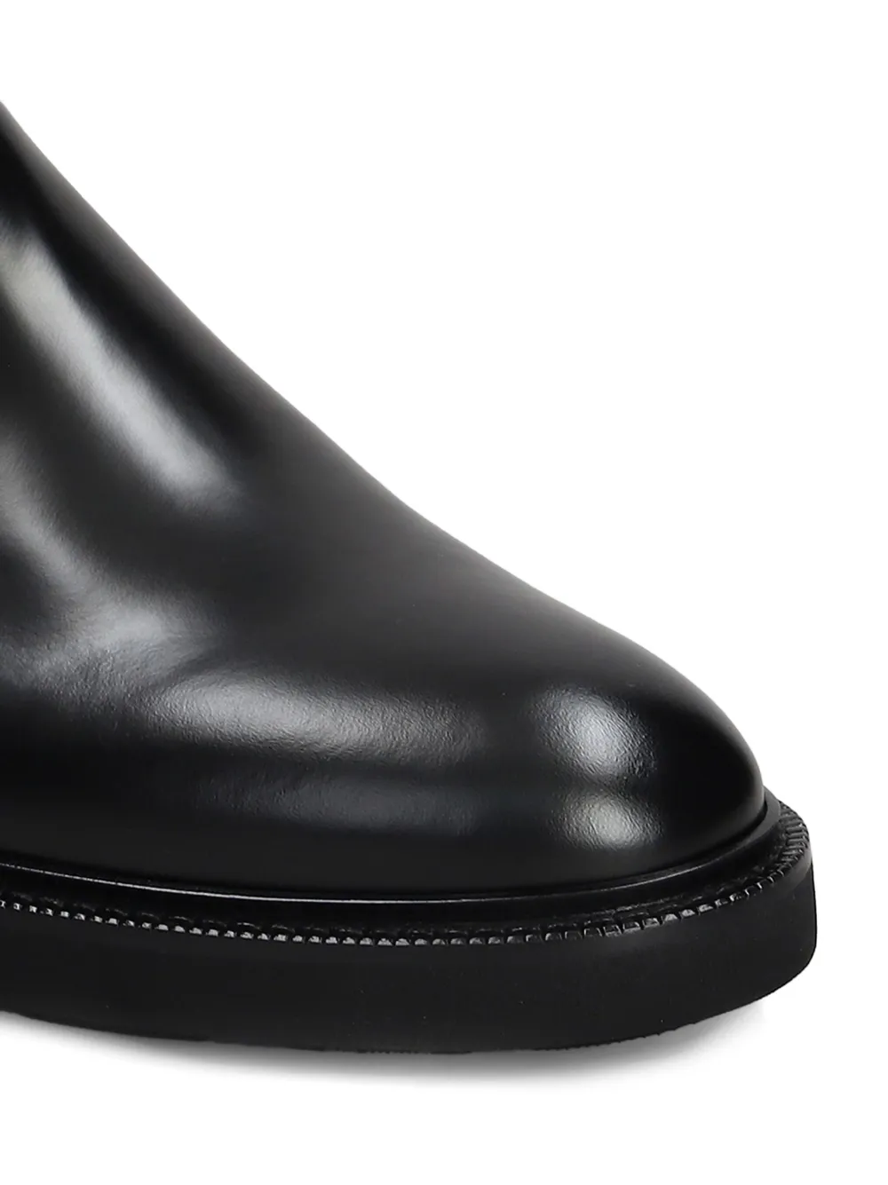 Henderson Baracco leather ankle boots Black