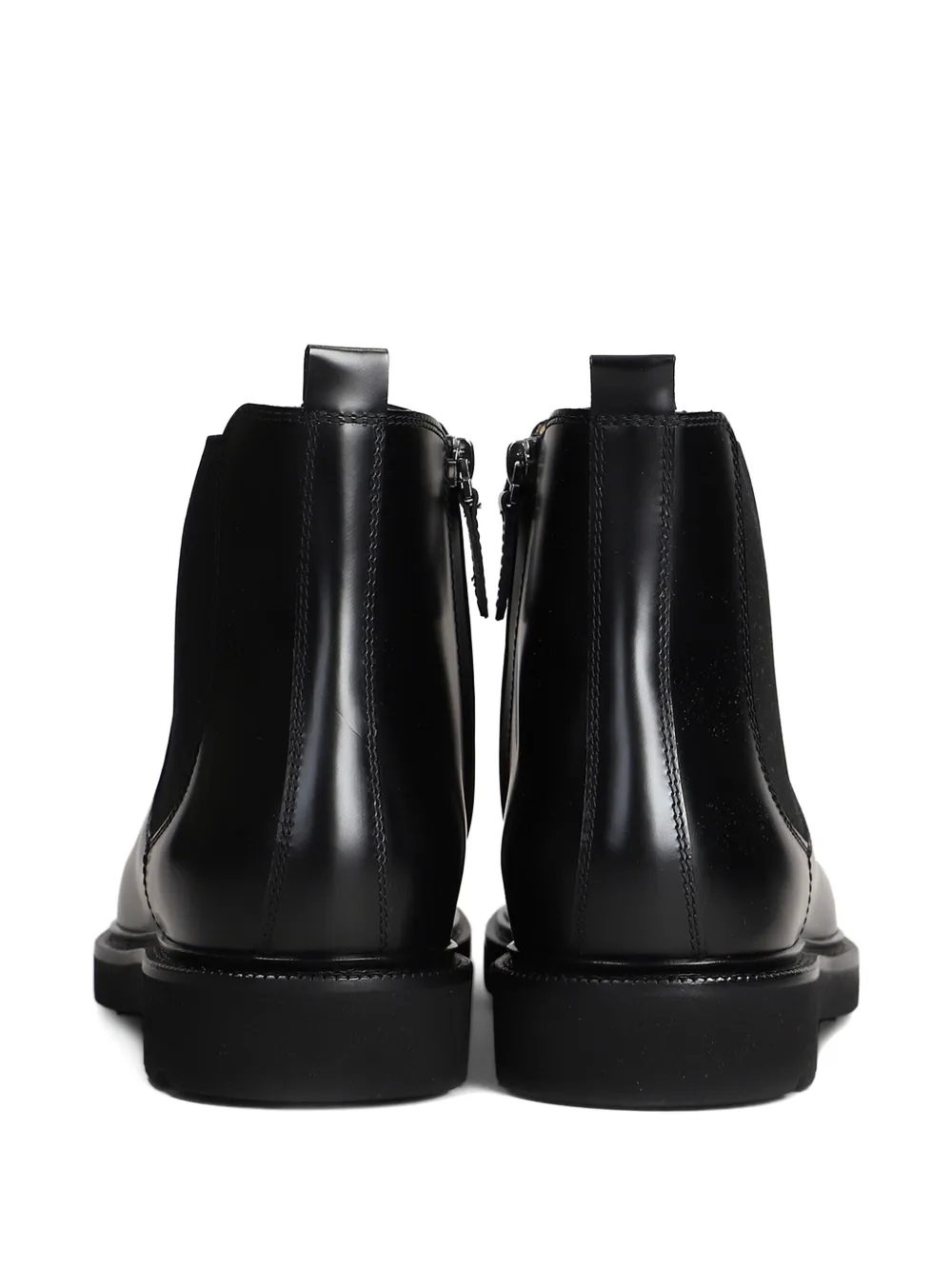 Henderson Baracco leather ankle boots Black