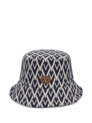 ハット VALENTINO FW24 Ivory felt bucket hat (5W2HGA25GMB O06) Valentino Garavani Ivory felt bucket hat for Women Online