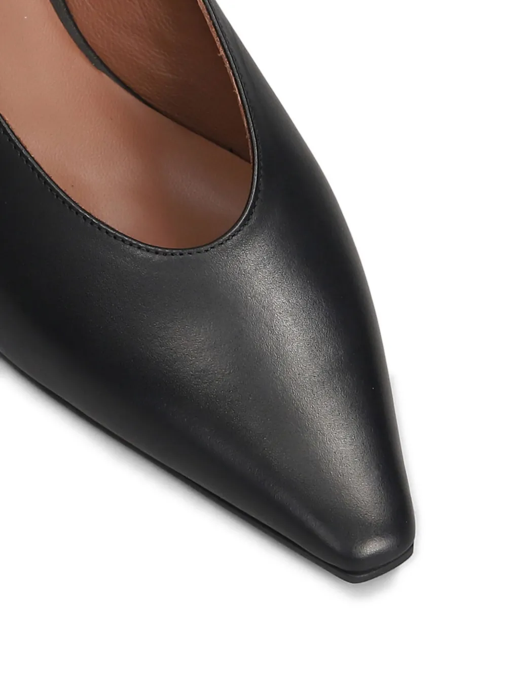Evaluna Leren pumps Zwart