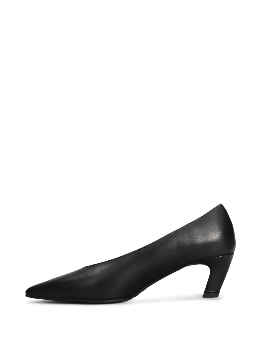 Evaluna Leren pumps Zwart