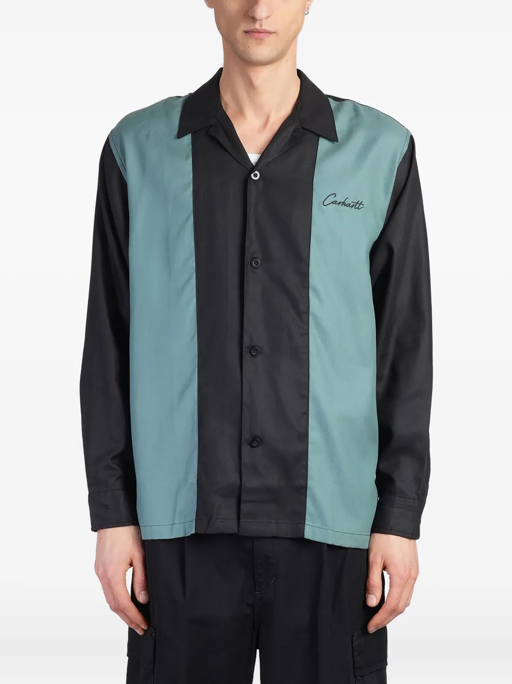 Carhartt WIP Delaney shirt | Black | Image 1
