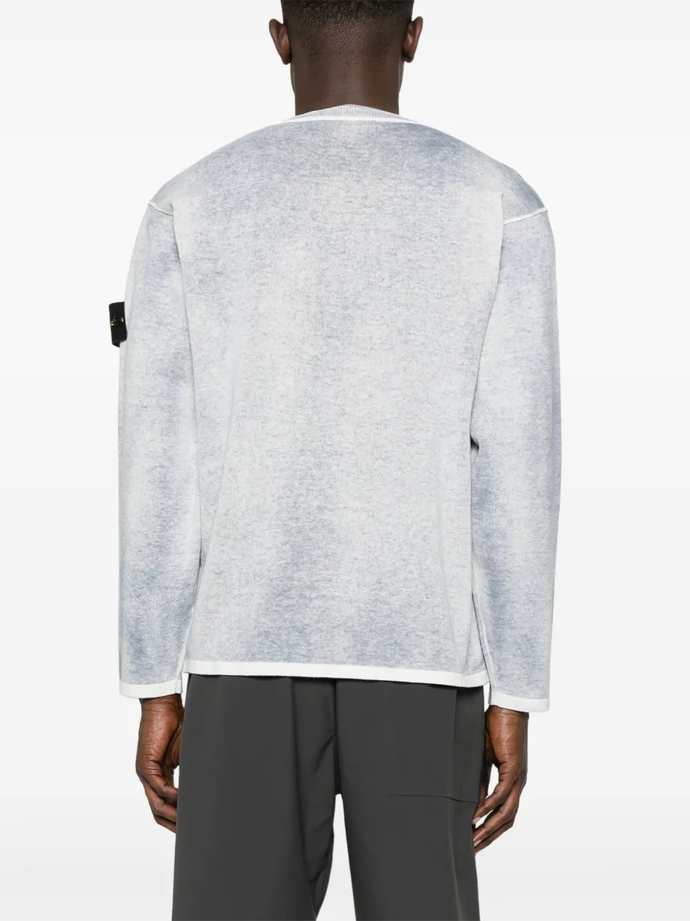 Stone Island Trui met mélange-effect Blauw