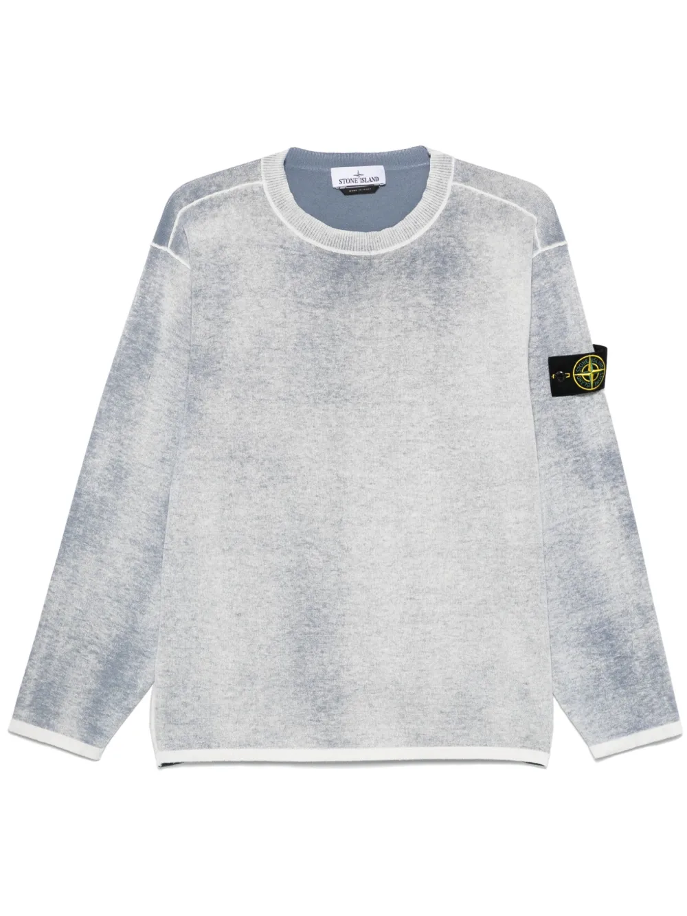 Stone Island mélange-effect sweater | Blue | Image 1
