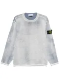 Stone Island mélange-effect sweater - Blue