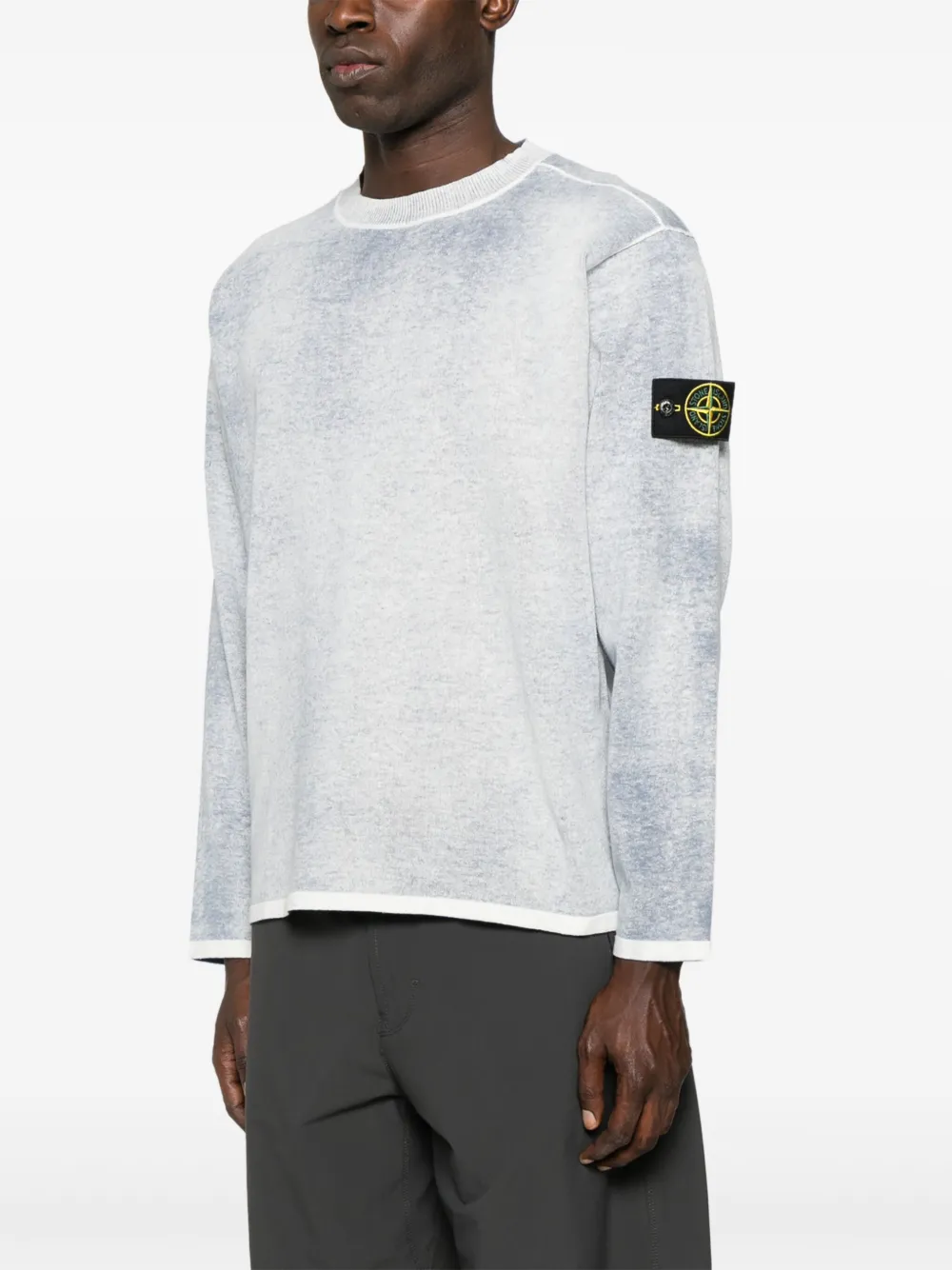 Stone Island Trui met mélange-effect Blauw