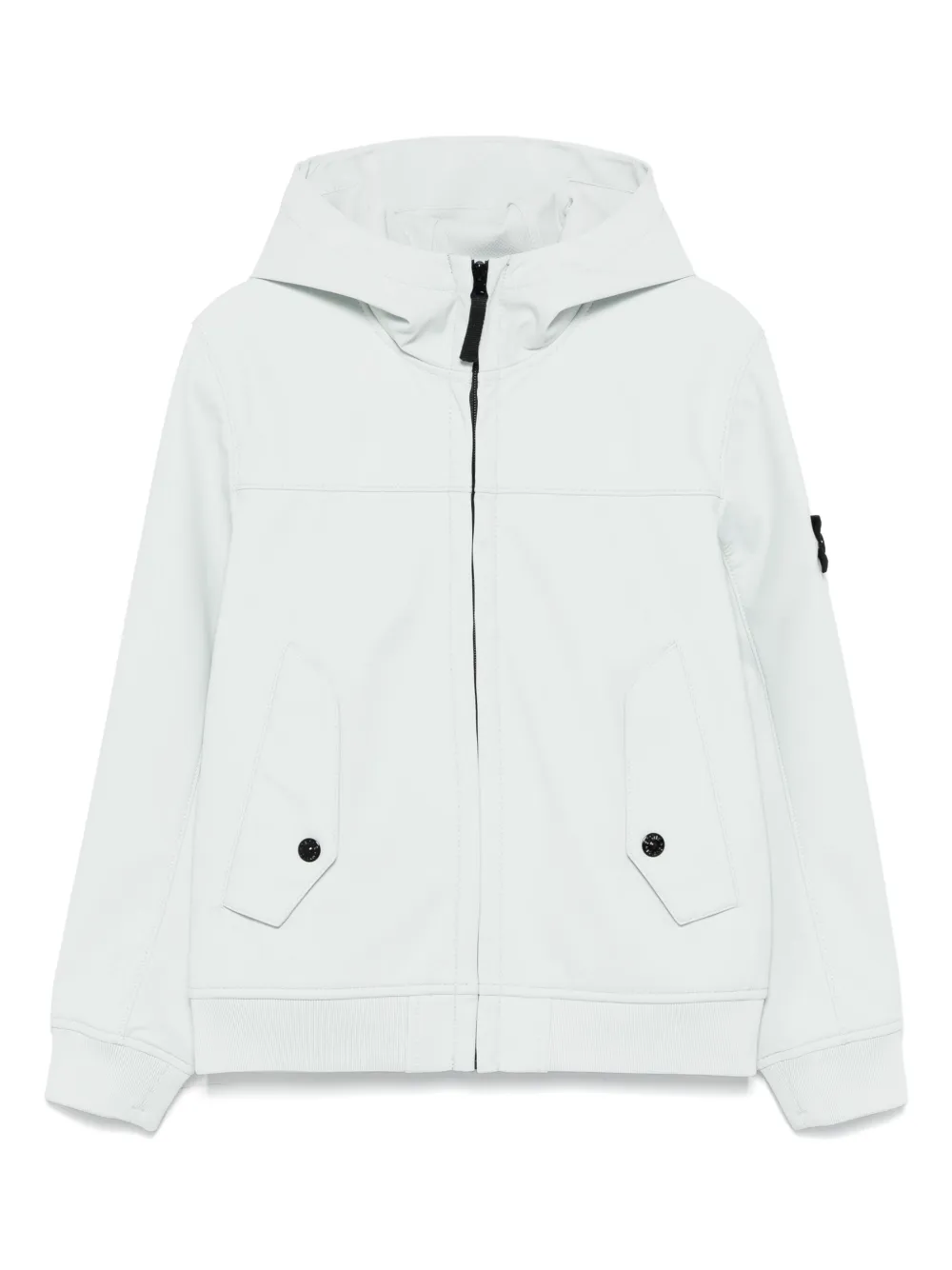 Stone Island Junior Compass-badge hooded jacket | Blue | Image 1