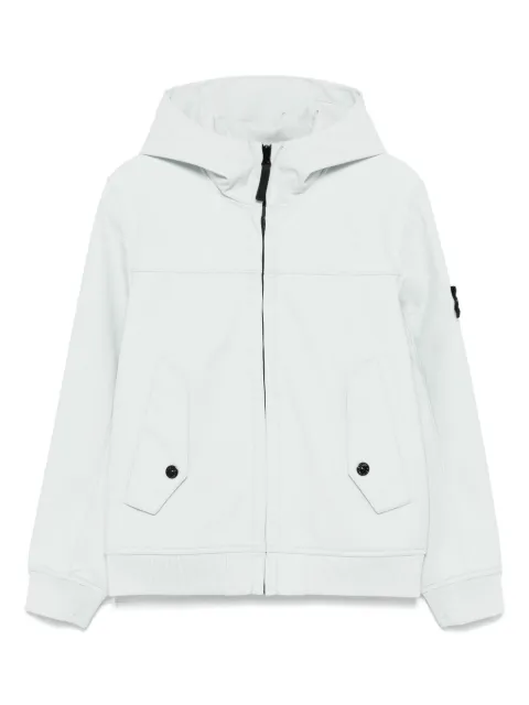 Stone Island Junior Kapuzenjacke mit Kompass-Patch