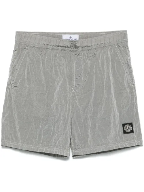Short à effet froissé - Stone Island - Modalova