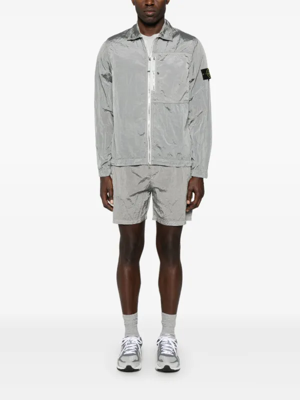 【関税込み】Stone  ショートパンツ Stone Island Metal ショートパンツ | ブルー | FARFETCH JP
