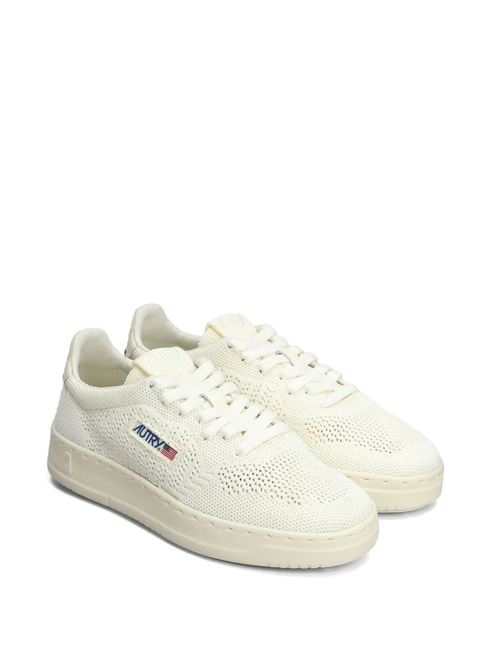 Autry Sneakers met logoprint - Beige