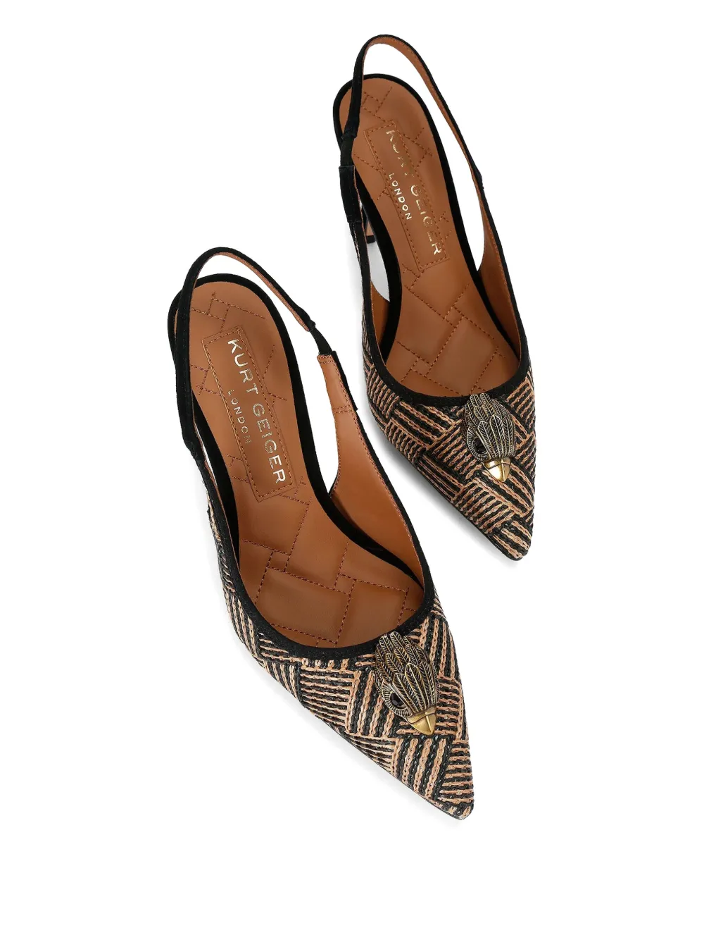 Kurt Geiger London 85mm Belgravia pumps - Zwart