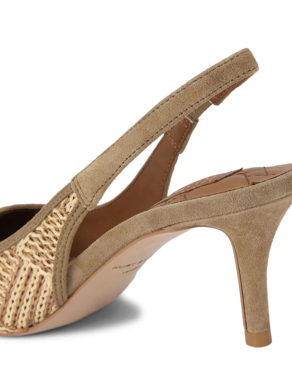 Kurt Geiger London Belgravia slingback pumps Beige