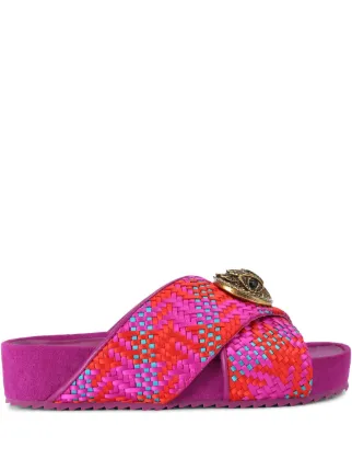Kurt Geiger London Chelsea Slides | Pink | FARFETCH UK