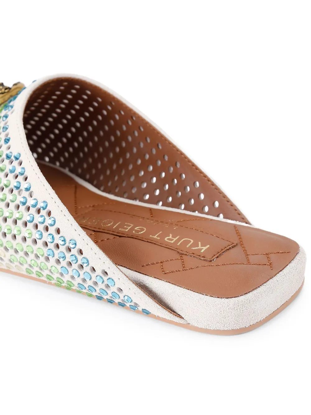 Kurt Geiger Chelsea Mules In Nude