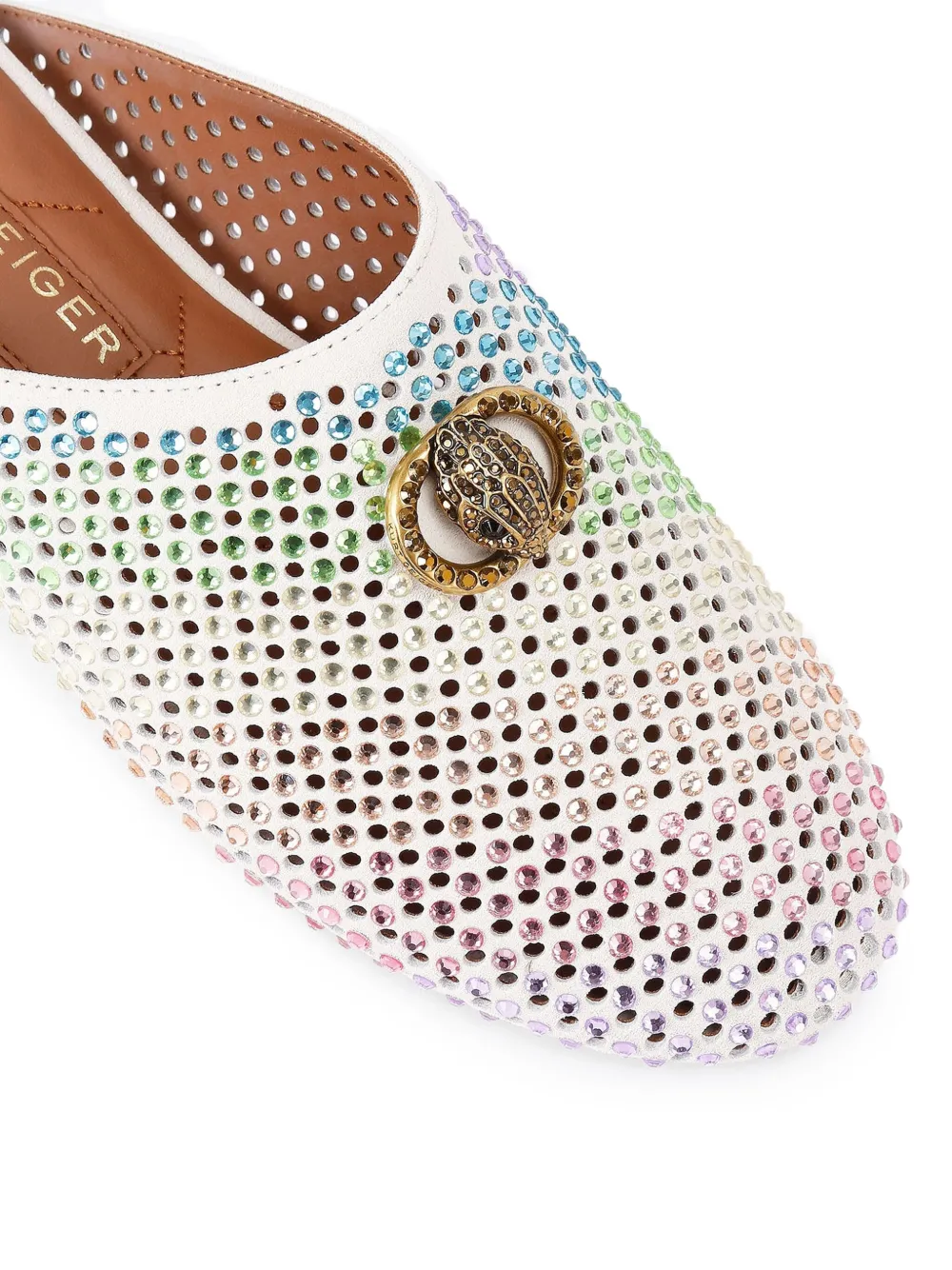 Kurt Geiger Chelsea Mules In Nude