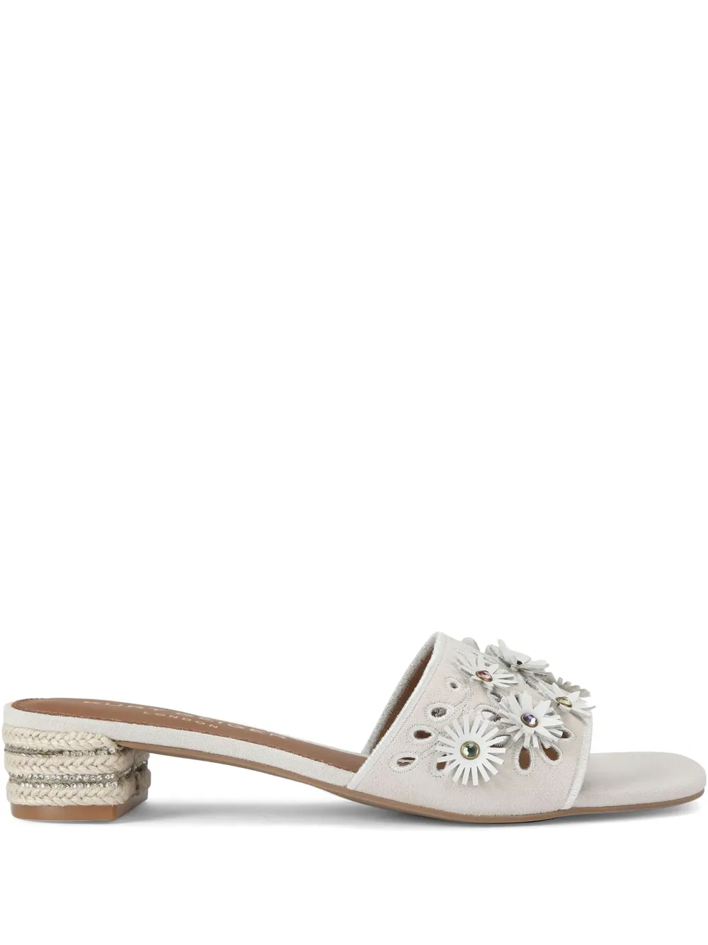 Kurt Geiger London 40 mm Flower low-top sandalen Beige