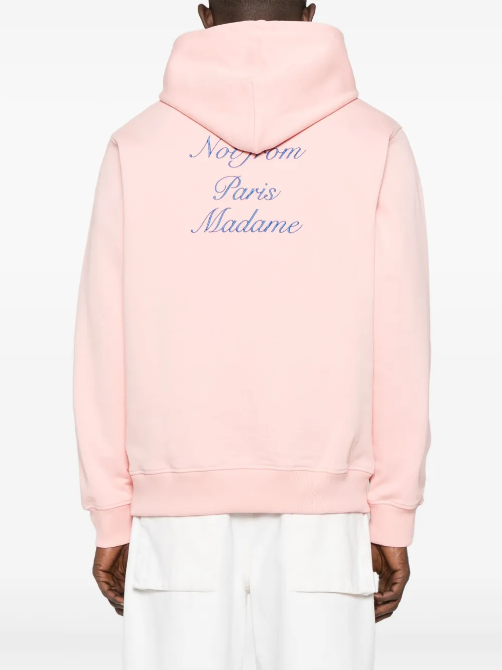 Drôle De Monsieur Le Hoodie Tekst Cursive hoodie met tekst Roze