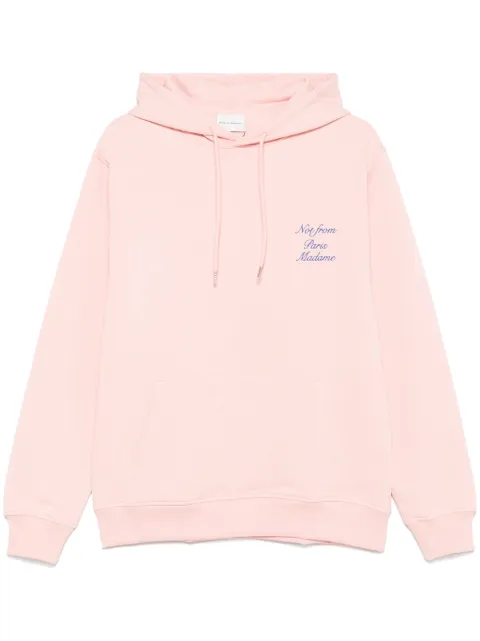 Drôle De Monsieur Le Hoodie Slogan Cursive