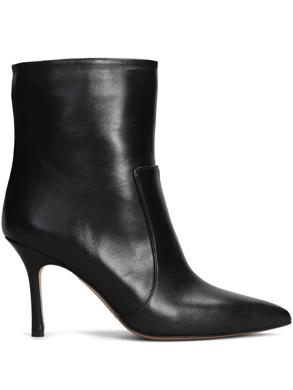 The Seller 80mm leather boots Black