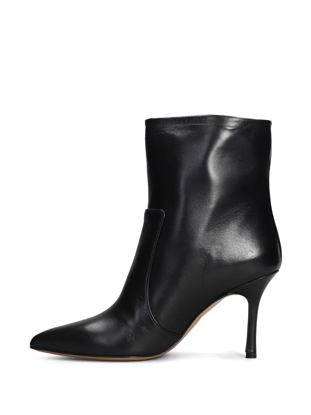 The Seller 80mm leather boots Black