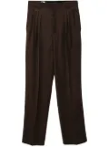 Casablanca pleated trousers - Brown