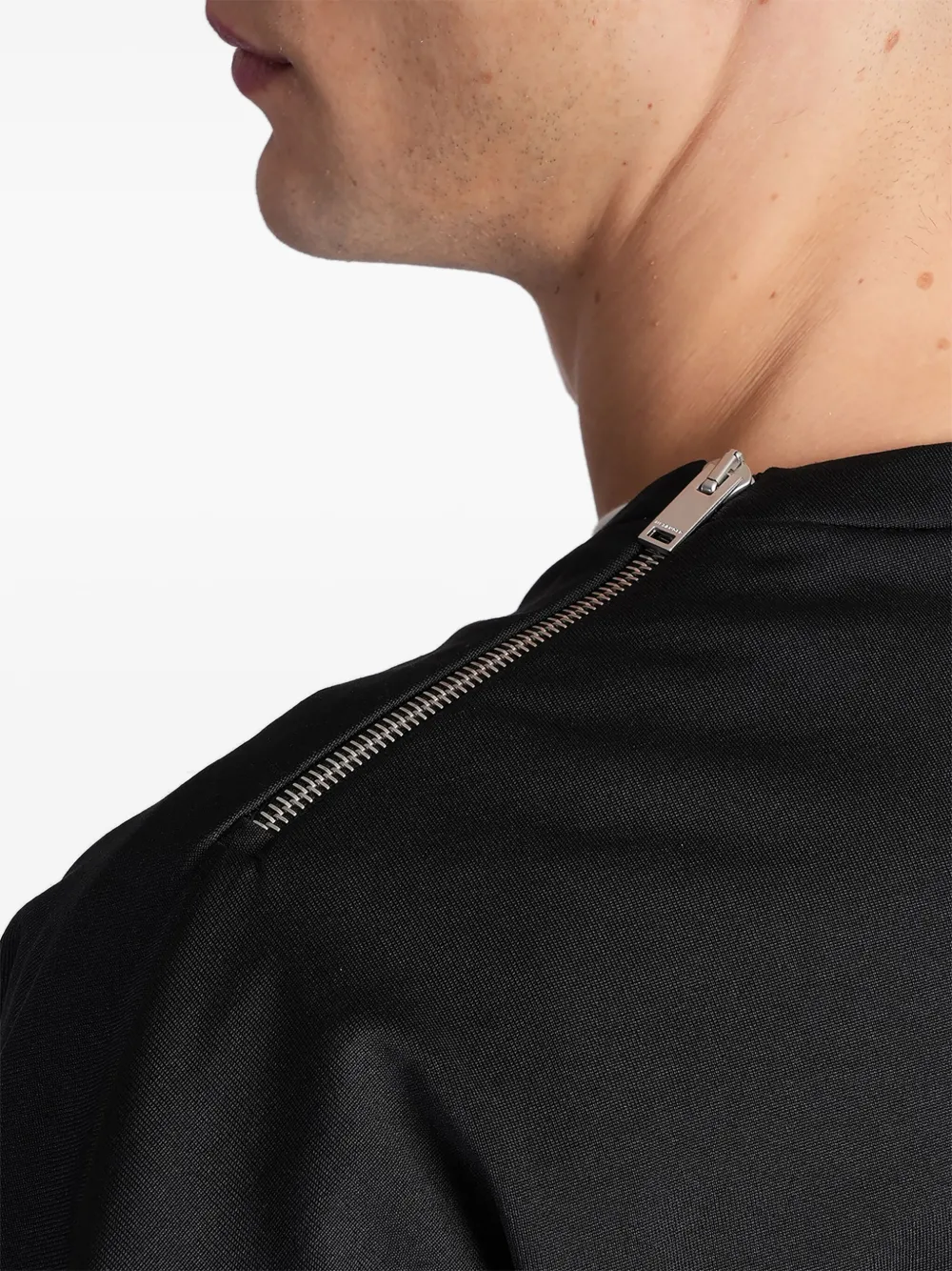 Jil Sander Sweater met ritsdetail Zwart