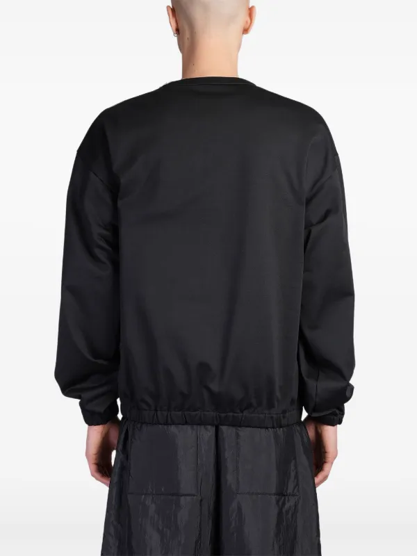Jil Sander ジップディテール スウェットシャツ | ブラック