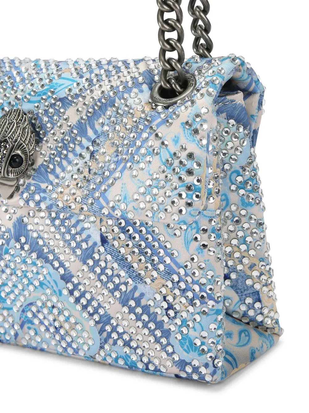 Kurt Geiger Mini Kensington Satchel Bag In Blau