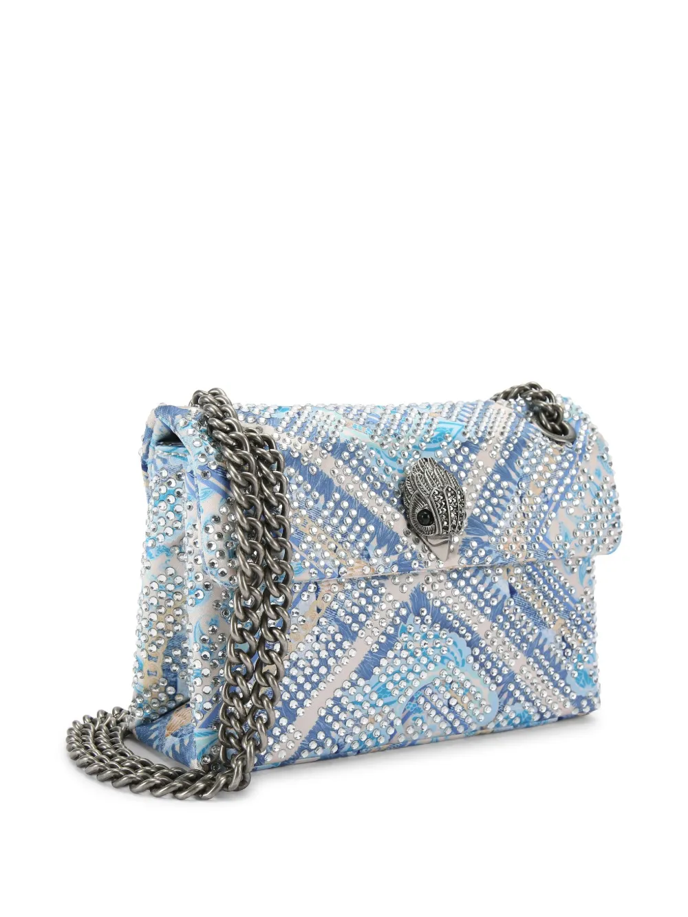 Kurt Geiger Mini Kensington Satchel Bag In Blau