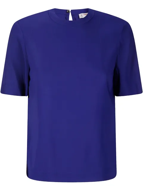 Alberto Biani eyelet-detailing t-shirt